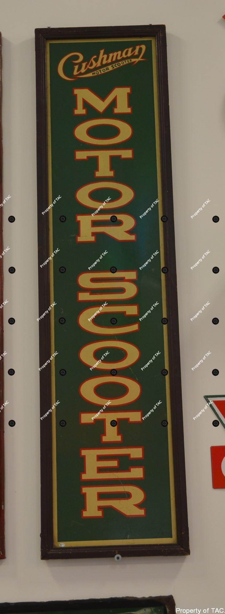 Cushman Motor Scooters Sign