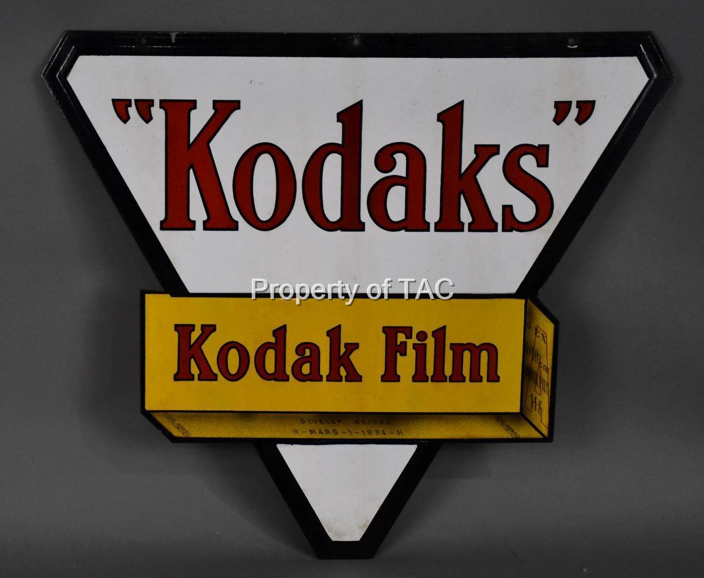 "Kodaks" Kodak Film Porcelain Sign
