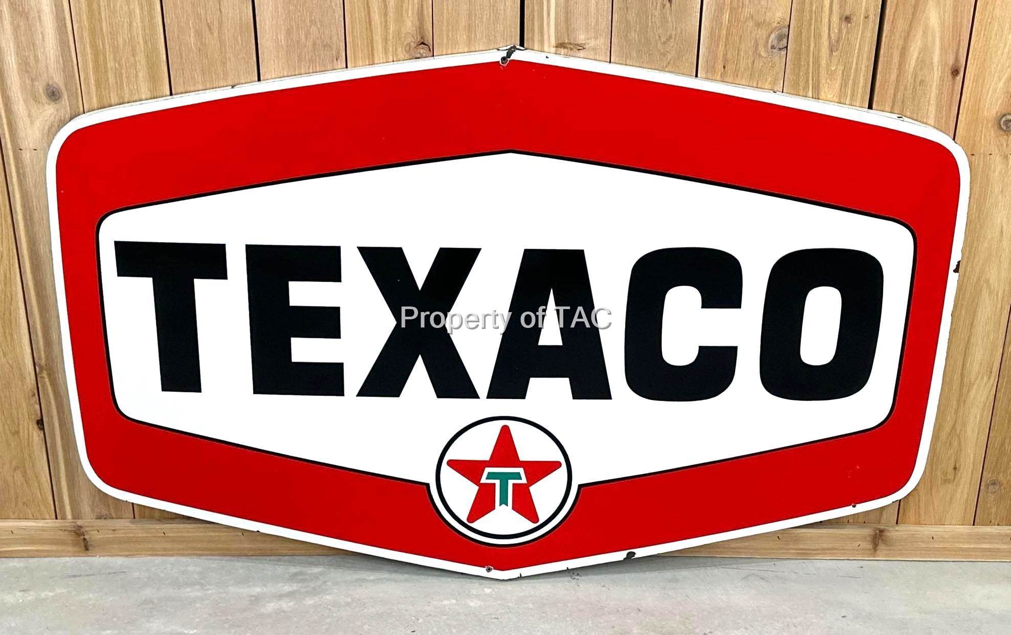 "CUTE" Texaco (new logo) Porcelain Identification Sign (smaller)