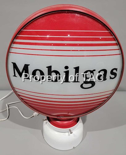 Mobilgas w/Lines 16.5" Single Globe Lens