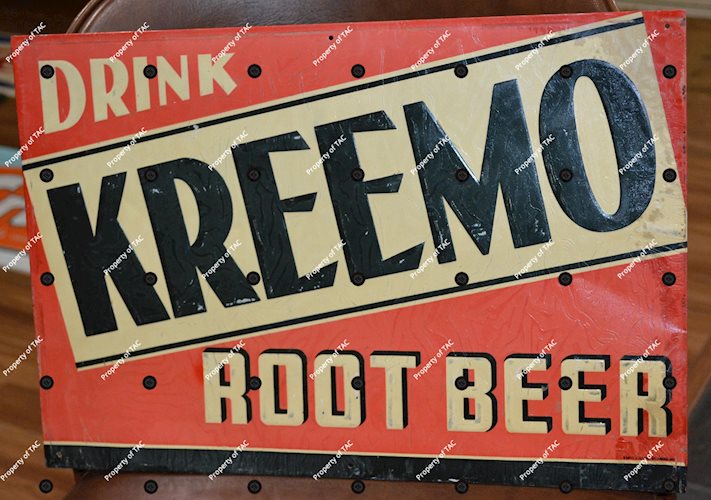 Drink Kreemo Root Beer Metal Sign