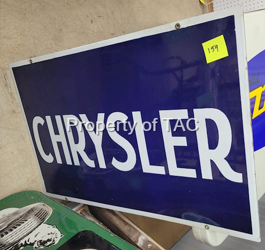 Chrysler Porcelain Sign