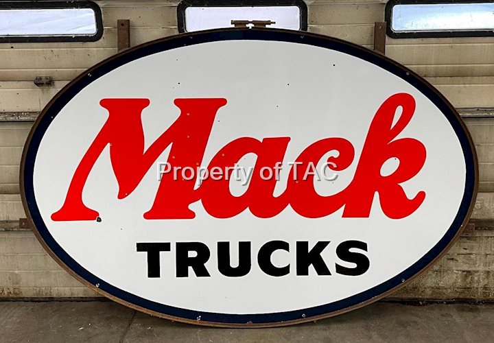Mack Trucks Porcelain Identification Sign