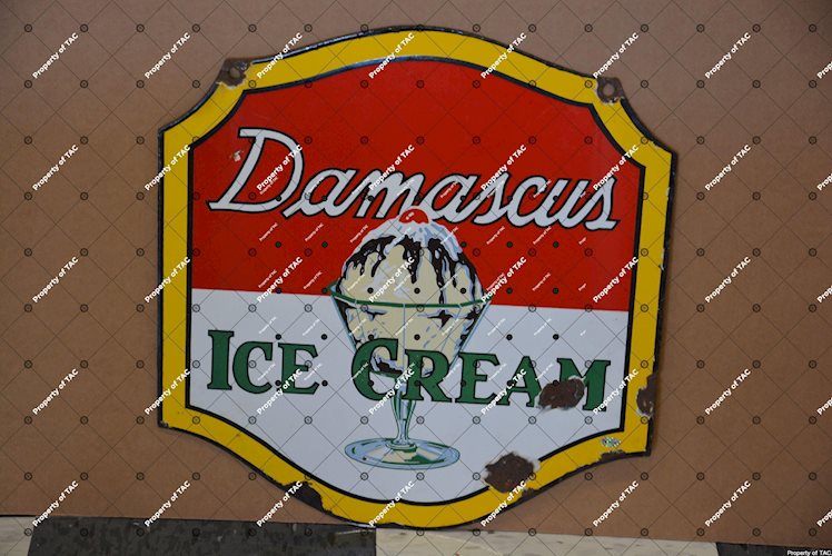 Damascus Ice Cream sign