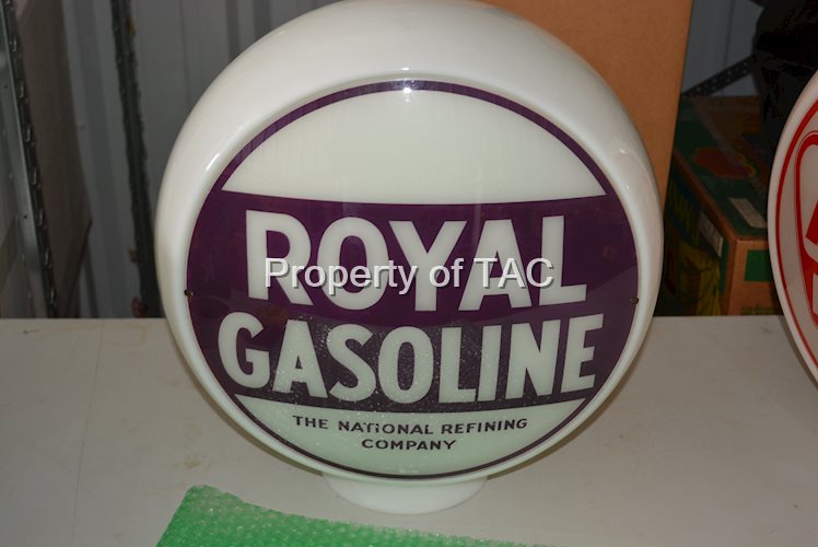 Royal Gasoline 13.5"D. Single Globe Lens