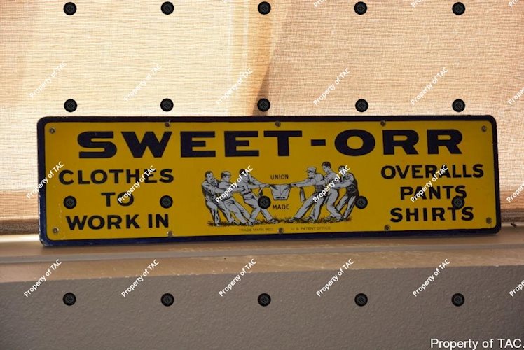 Sweet-Orr Overalls sign