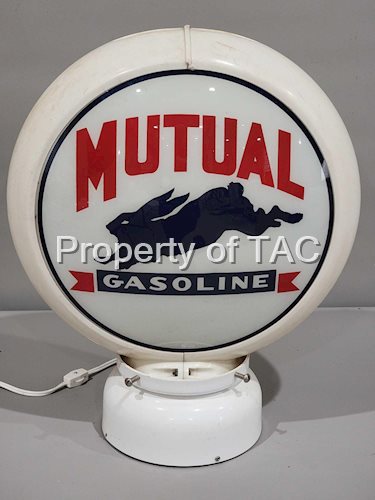 Mutual Gasoline w/Rabbit Logo 13.5" Globe Lens