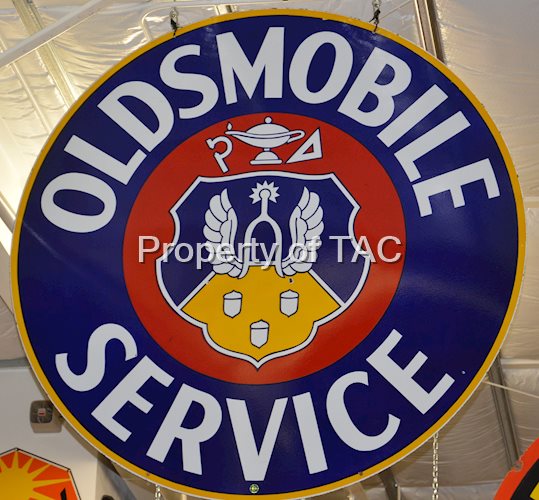 Oldsmobile Service with crest logo