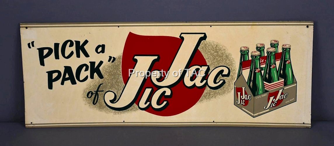 Pick a Pack of Jac Jic w/Six Pack Graphics Metal Sign