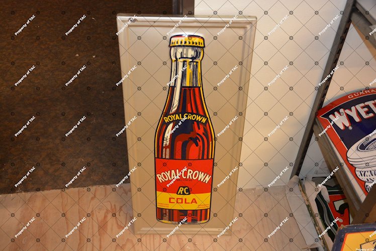 Royal Crown Cola bottle sign