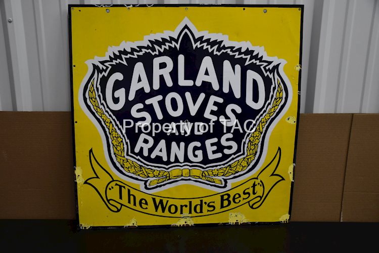 Garland Stoves and Ranges w/logo Porcelain Sign