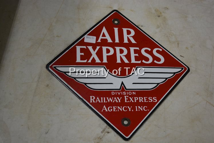 Air Press Division of Railway Express Agency Porcelain Sign