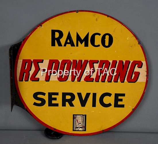 Ramco Re-Powering Service w/Logo Metal Flange Sign