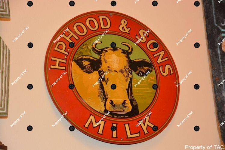 H.P. Hood & Sons Milk sign