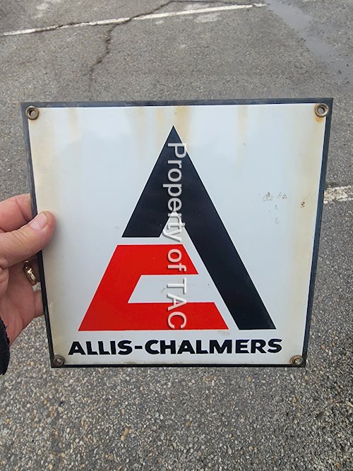 Allis-Chalmers w/Logo Porcelain Sign