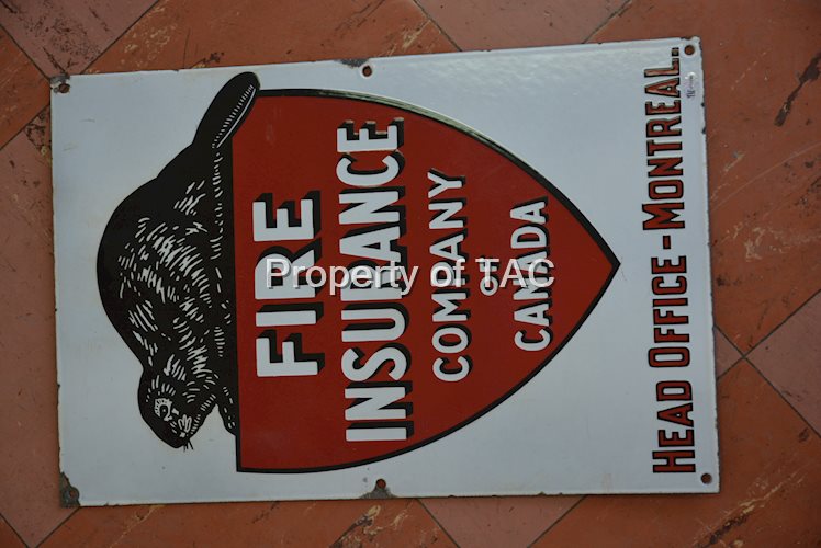 Fire Insurance Company of Canada with beaver logo,