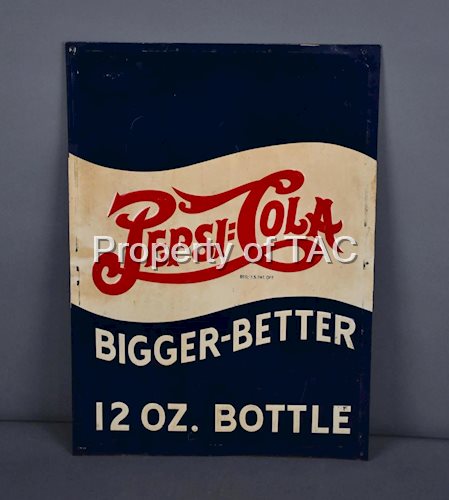 Pepsi:Cola Bigger Better Metal Sign