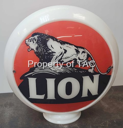 Lion (standing on rock) 13.5" Globe Lenses