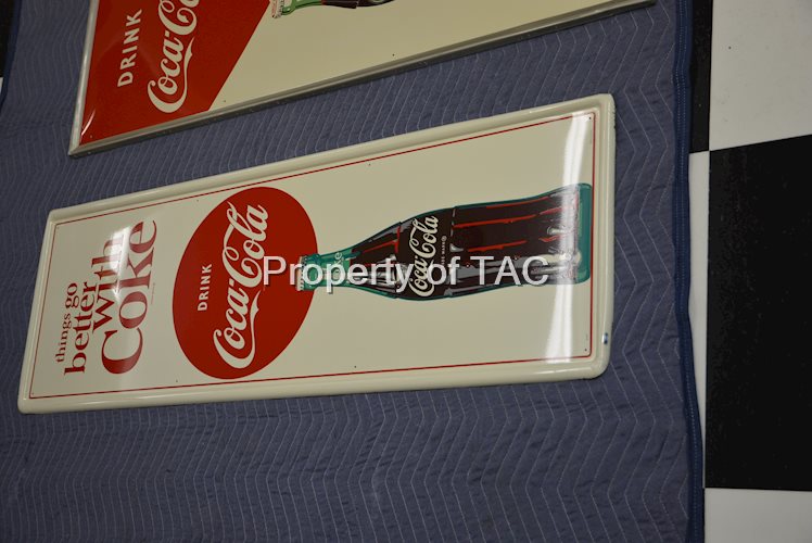 Drink Coca-Cola "things go better with Coke" w/bottle