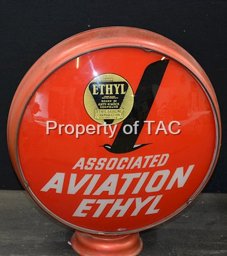 Associated Aviation Ethyl w/logo 15" Single Globe Lens