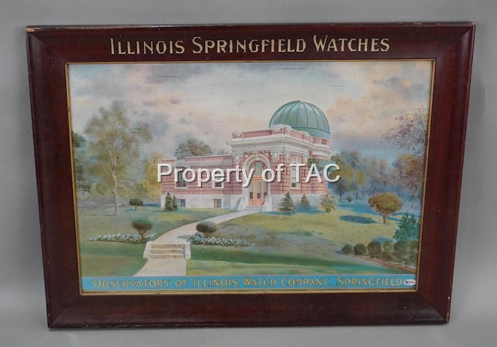 Illinois Springfield Watches w/Observatory Metal Sign