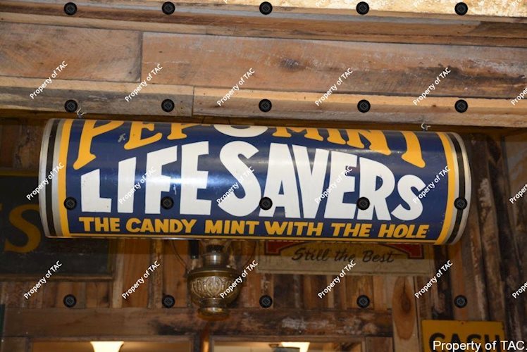 Life Savers Candy Store Display sign