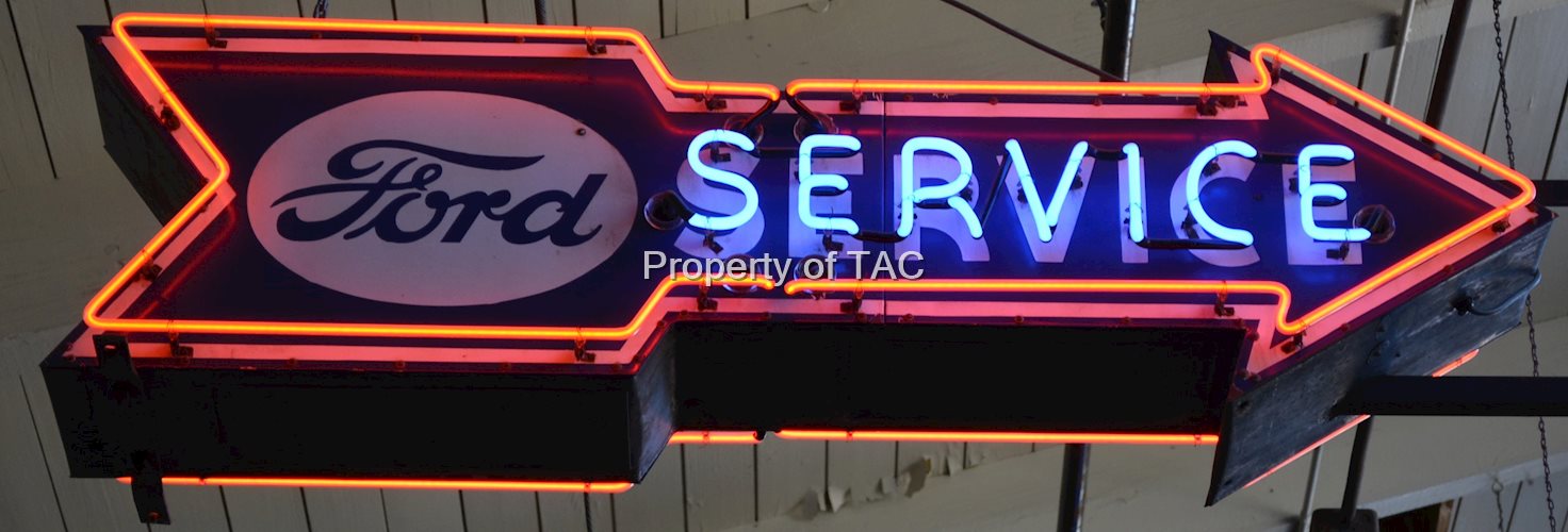 Ford Service Porcelain Neon Sign
