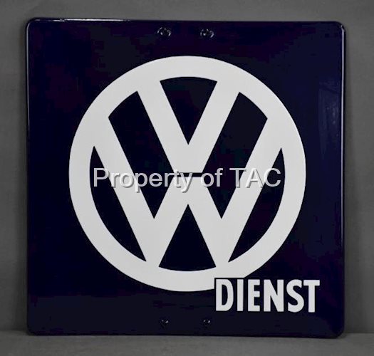 VW (Volkswagen) Dienst Porcelain Sign
