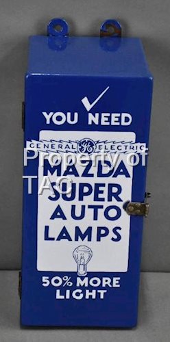 Mazda Super Auto Lamps Porcelain Display Box