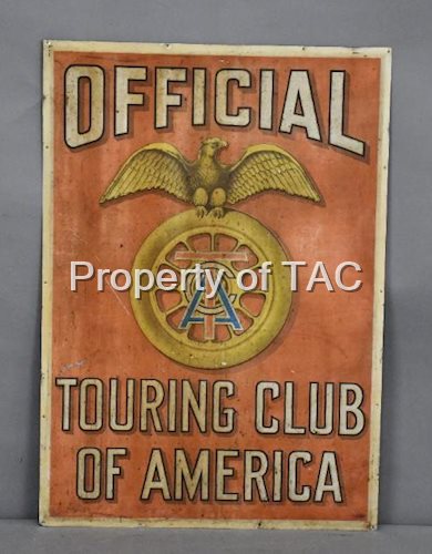 Official Touring Club of America Metal Sign