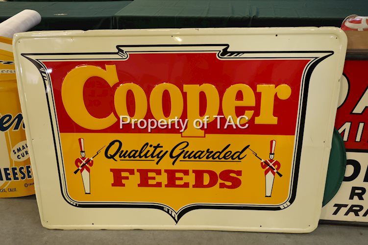 Cooper Feeds w/Logos Metal Sign