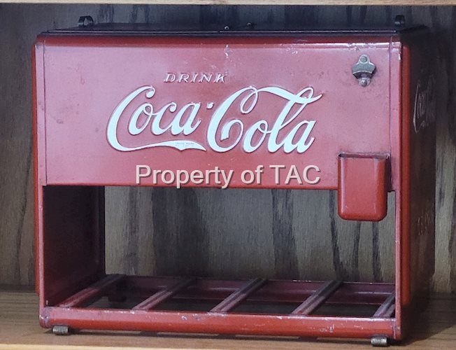 Coca Cola Saleman Sample Cooler Box Original Paint