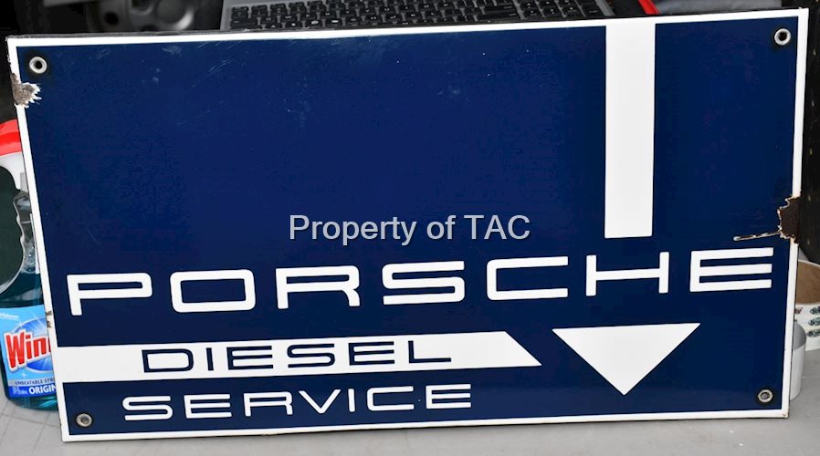 Porsche Diesel Service Porcelain Sign