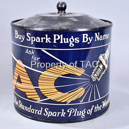 Ask for AC Spark Plugs By Name Counter-Top Point of Sale Metal Display