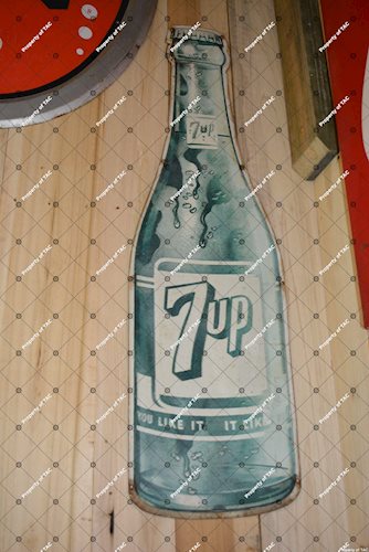 7up bottle sign