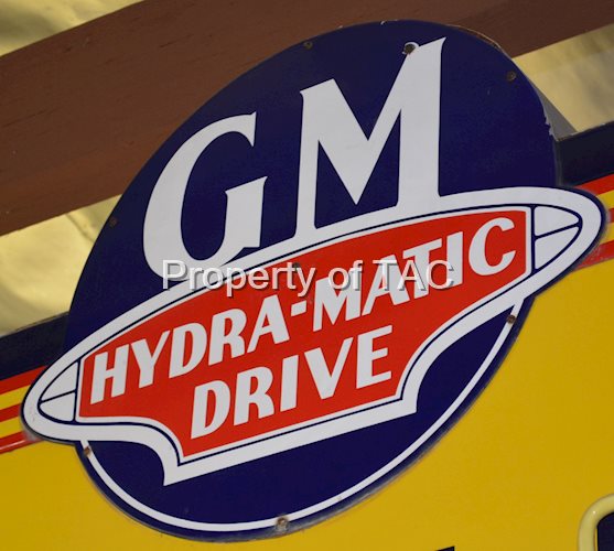 GM Hydra-Matic Porcelain Sign