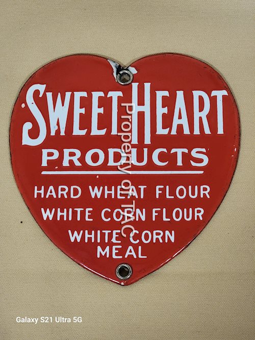 Sweet Heart Products Small Porcelain Sign