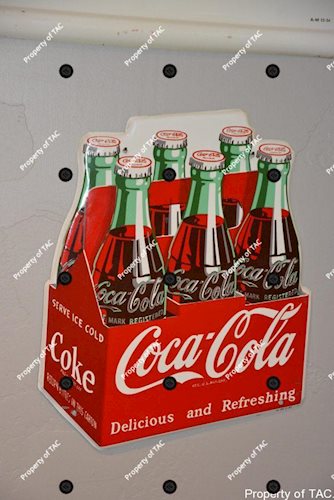 Coca-Cola 6-pack sign