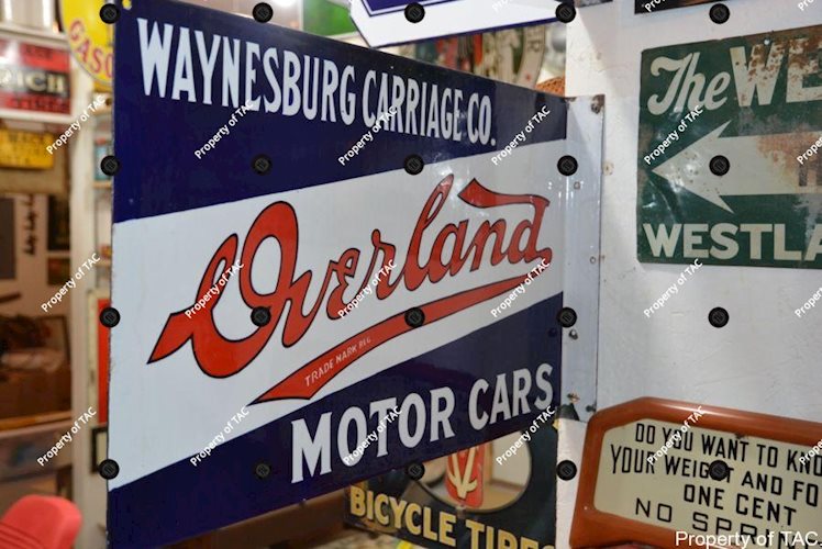 Overland Motor Cars sign