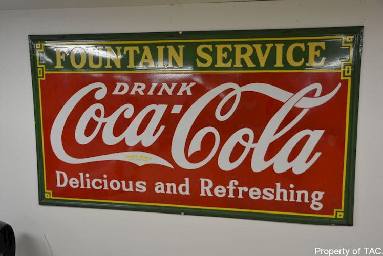 Drink Coca-Cola Service sign, (large)