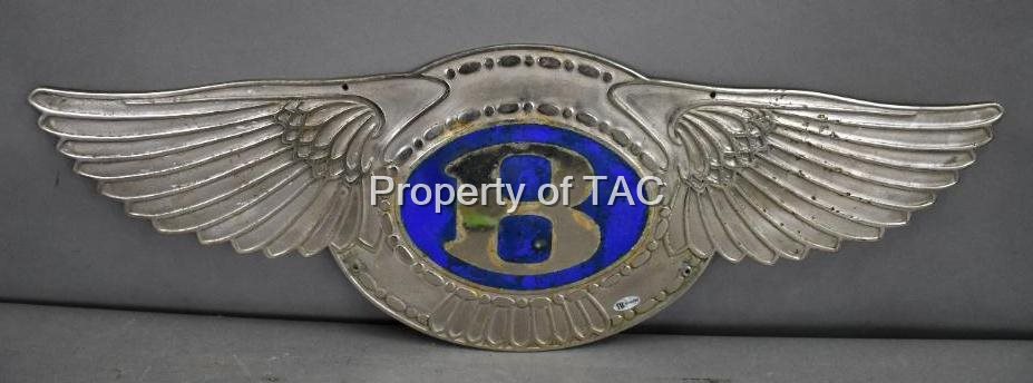 (Bentley) Chrome Wings w/Cloisonne Center Sign