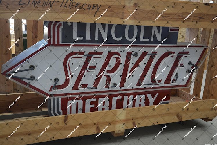 Lincoln Mercury Service neon sign