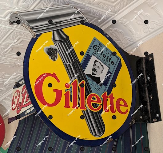 Gillette Razors DSP Porcelain Sign