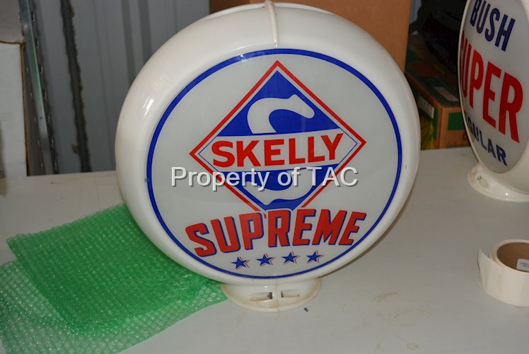 Skelly Supreme (gas) 13.5"D. Single Globe Lens
