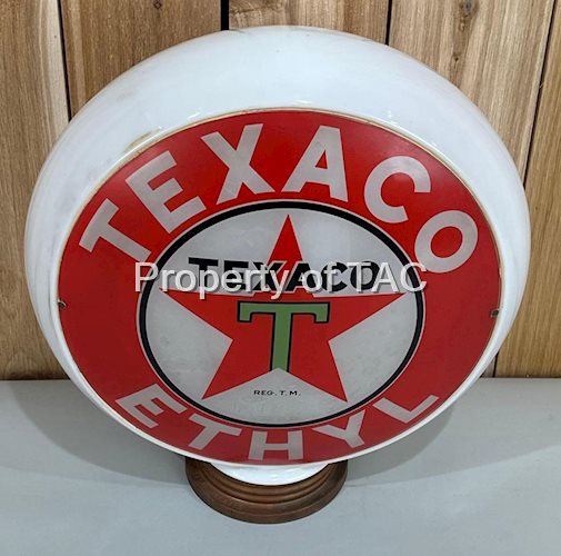 Texaco (black-T) Ethyl 13.5" Globe Lenses