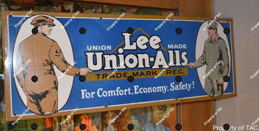 Lee Union-Alls sign,