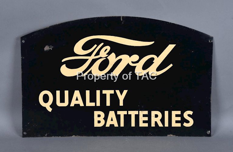 Ford Quality Batteries Metal Sign
