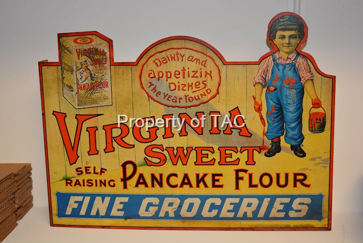 Virginia Sweet Pancake Flour/Harvest Home Coffee Metal Sign