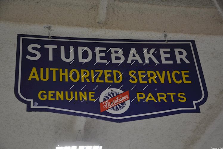 Studebaker Authorized Service Genuine Parts w/logo sign