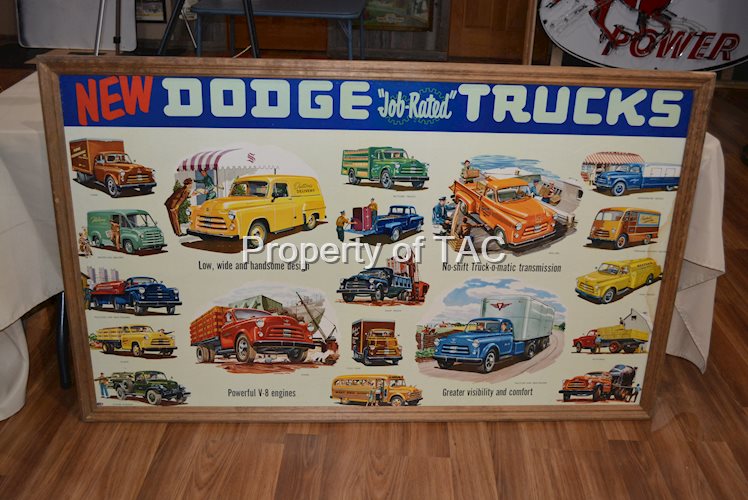 New Dodge "Job Rated" Trucks Poster